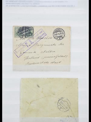 Postzegelverzameling 33529 Nederland brieven 1e en 2e wereldoorlog.