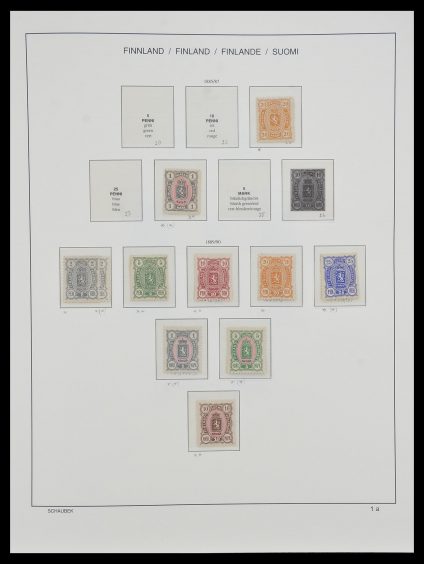 Postzegelverzameling 33547 Finland 1860-2000.