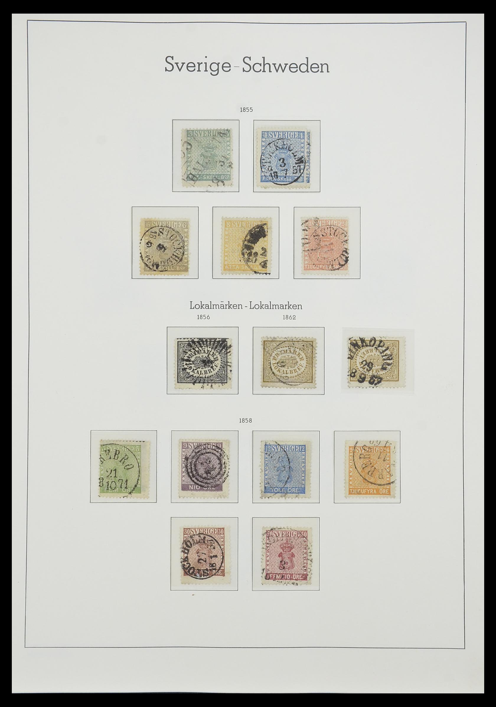 33550 010 33550 Zweden 1855-1997. - Afbeelding 1