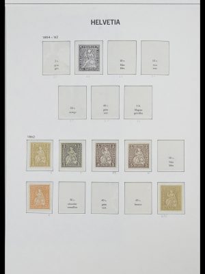 Postzegelverzameling 33556 Zwitserland 1862-2000.