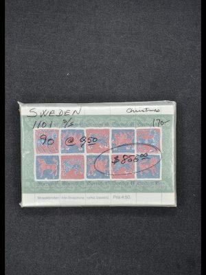 Postzegelverzameling 33568 Scandinavië 1855-1976.