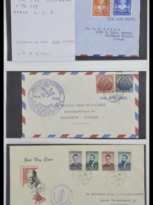 33581 Suriname FDC's 1948-2001.