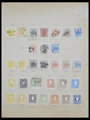Postzegelverzameling 33592 Oostenrijk en gebieden 1850-1938.