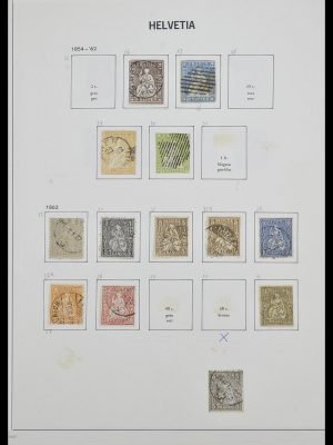 Postzegelverzameling 33602 Zwitserland 1854-1984.