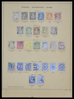 Postzegelverzameling 33603 Zwitserland 1862-1976.