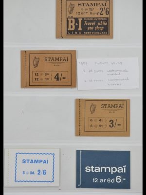 33611 Ierland postzegelboekjes 1948-1994.