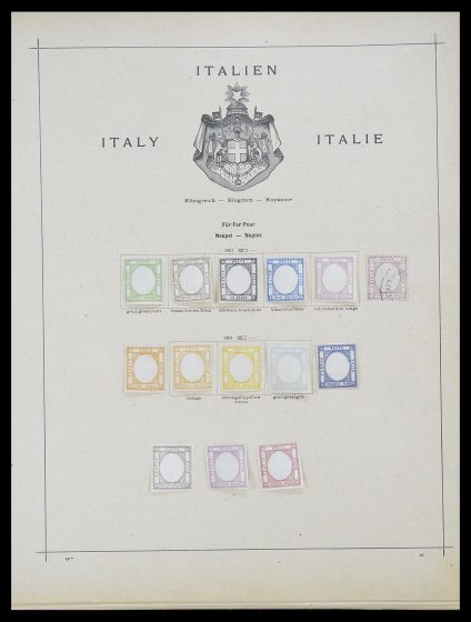 Postzegelverzameling 33620 Italiaanse Staten/Italië/gebieden 185101935.