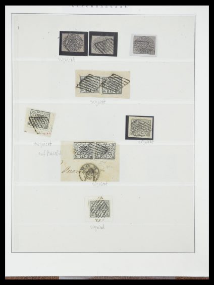 Postzegelverzameling 33621 Italiaanse Staten supercollectie 1851-1868.