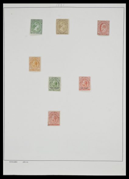 Postzegelverzameling 33626 Falkland Eilanden en Dependencies 1891-1987.