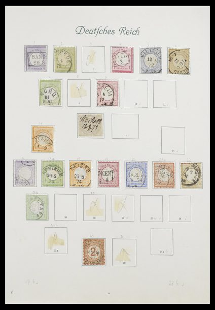 Postzegelverzameling 33635 Duitse Rijk 1872-1945.