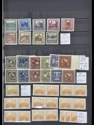 Postzegelverzameling 33668 Oostenrijk 1923-1957.