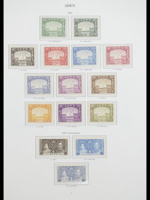 Postzegelverzameling 33665 Brits Gemenebest 1937-1952.