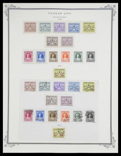 Postzegelverzameling 33676 Vaticaan 1929-1986.