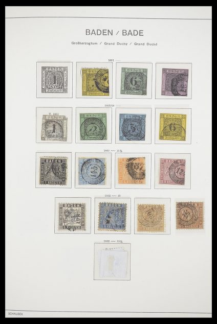 Postzegelverzameling 33694 Duitsland 1851-1946.