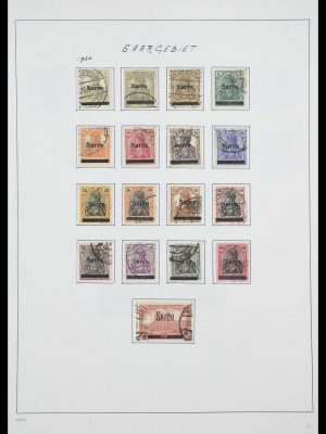 Postzegelverzameling 33702 Saar 1920-1959.