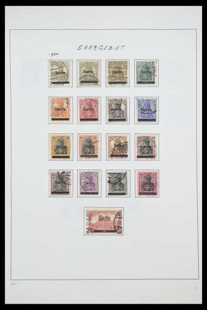 Postzegelverzameling 33702 Saar 1920-1959.