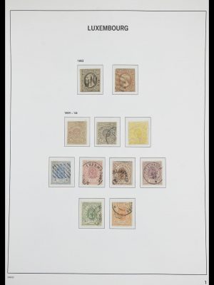 Postzegelverzameling 33703 Luxemburg 1852-1991.