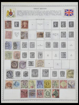 Postzegelverzameling 33704 Engeland en koloniën 1858-1995.