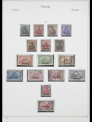 Postzegelverzameling 33705 Danzig 1920-1939.