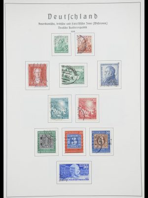 Postzegelverzameling 33707 Bundespost 1949-1991.