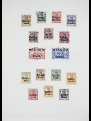 Postzegelverzameling 33713 Duitse bezettingen WO I en WO II 1914-1945.