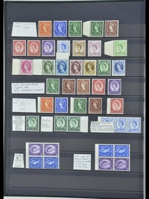 33714 Engeland langlopende zegels 1937-1969.