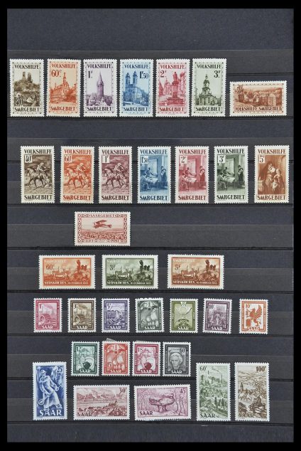 Postzegelverzameling 33716 Saar 1920-1959.