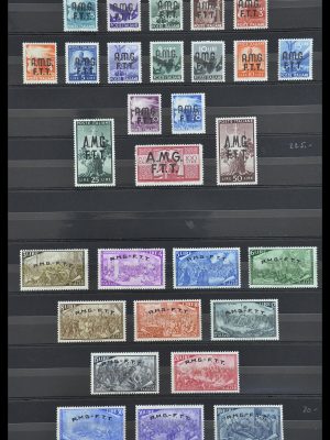 Postzegelverzameling 33719 Triëst Zone A en B 1947-1952.