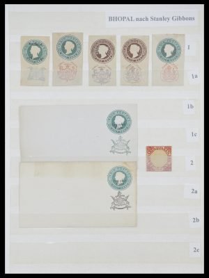 Postzegelverzameling 33723 India Staten 1870-1949.