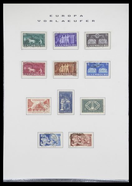 Postzegelverzameling 33728 Europa CEPT 1950-1985.