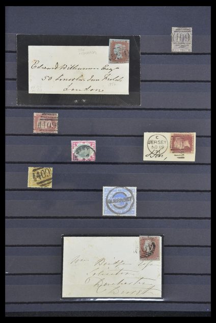 Postzegelverzameling 33730 Kanaaleilanden 1852(!)-1945(!).