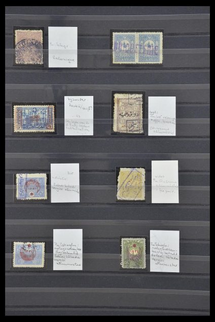 Postzegelverzameling 33739 Turkije stempels 1867-1919.