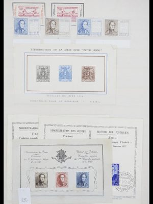 Postzegelverzameling 33799 België 1922-1965.