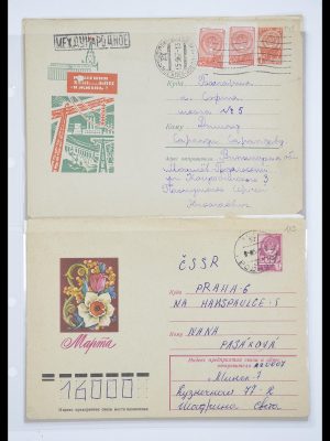 Postzegelverzameling 33801 Rusland postwaardestukken 1967-1991.