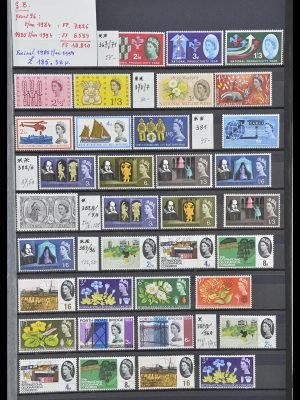 Postzegelverzameling 33802 Engeland 1963-1994.