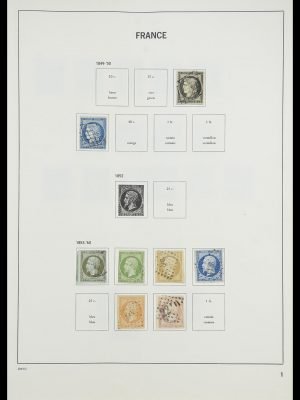 Postzegelverzameling 33819 Frankrijk 1849-1988.