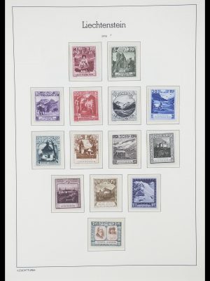 Postzegelverzameling 33825 Liechtenstein 1912-1997.