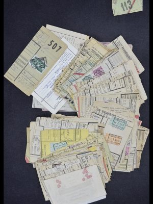 Postzegelverzameling 33749 België spoorweg 1886-1960.