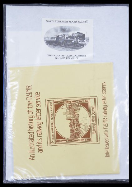 Postzegelverzameling 33755 Motief treinen 1900-2010.
