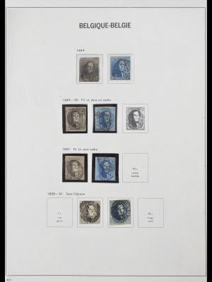 Postzegelverzameling 33769 België 1849-1988.