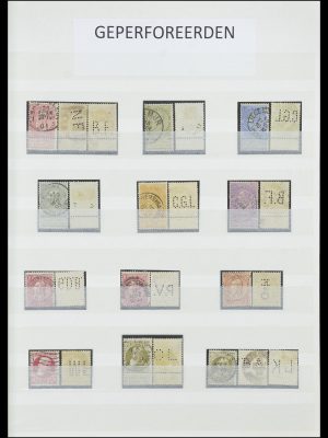 Foto van Postzegelverzameling 33771 België perfins 1894-1960.