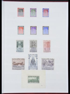 Postzegelverzameling 33816 Luxemburg 1852-1938.