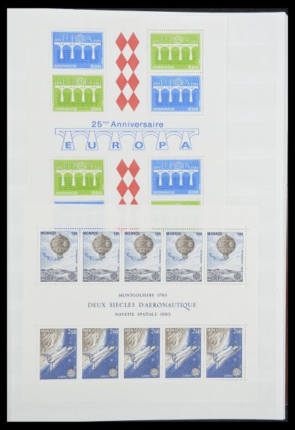 Postzegelverzameling 33833 Monaco blokken 1979-2015.