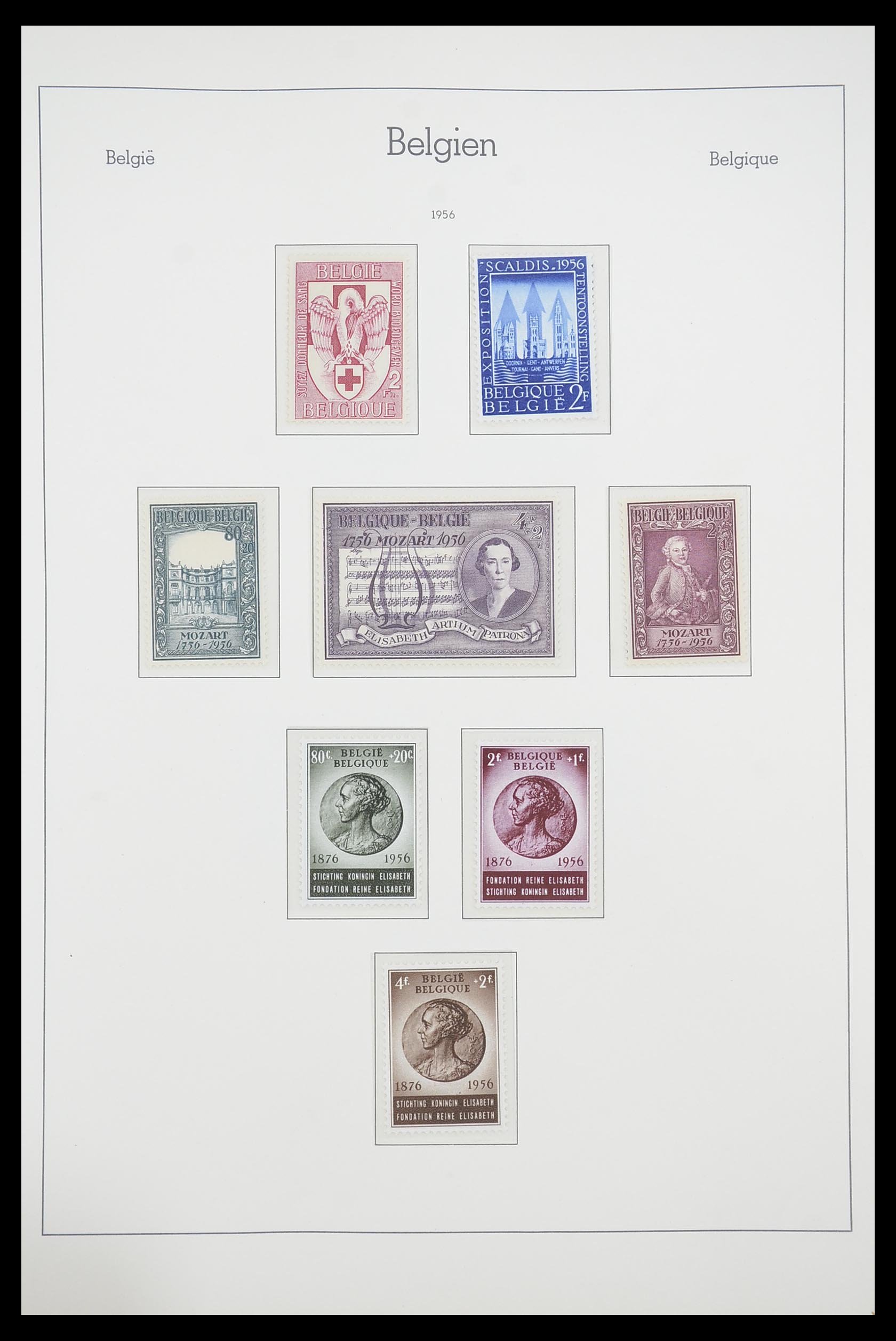 Postzegelverzameling 33839 België 1956-1998. Postzegelverzameling 33839 België 1956-1998.