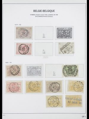 Foto van Postzegelverzameling 33842 België back of the book 1879-1980.
