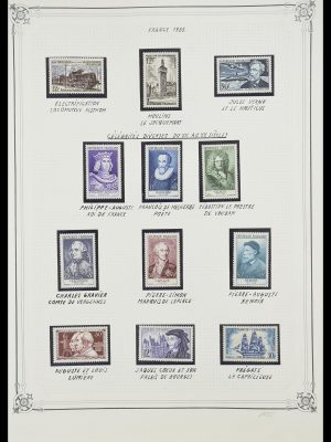 Postzegelverzameling 33847 Frankrijk 1951-1979.