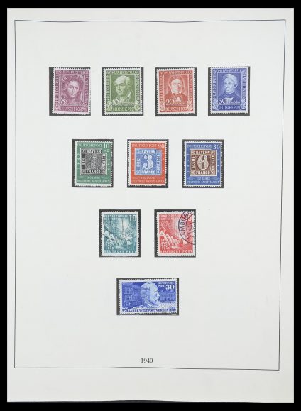 Postzegelverzameling 33856 Bundespost 1949-1977.