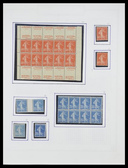 Postzegelverzameling 33869 Frankrijk 1900-1983.