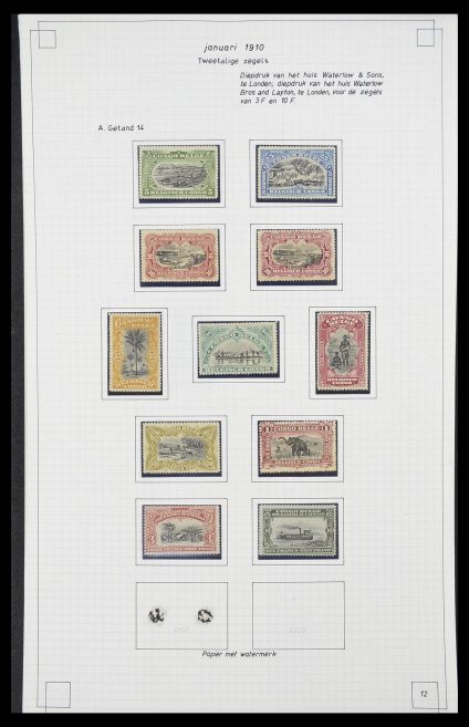 Postzegelverzameling 33891 Belgisch Congo 1886-1960.