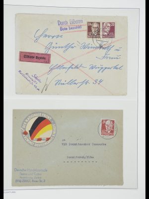 Foto van Postzegelverzameling 33892 Sovjet Zone 1948-1952.